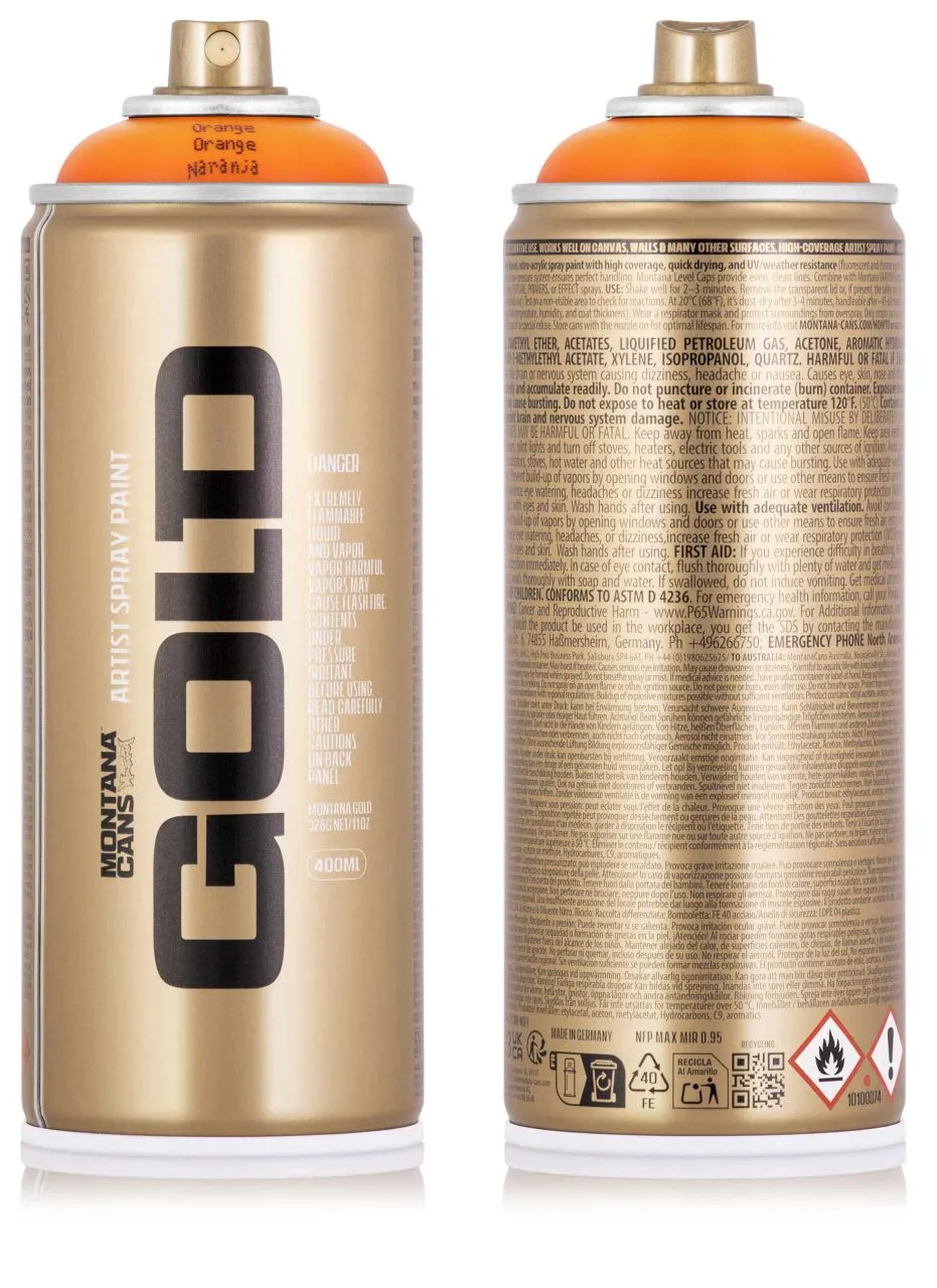 Montana GOLD 400ml color family — Montana Cans