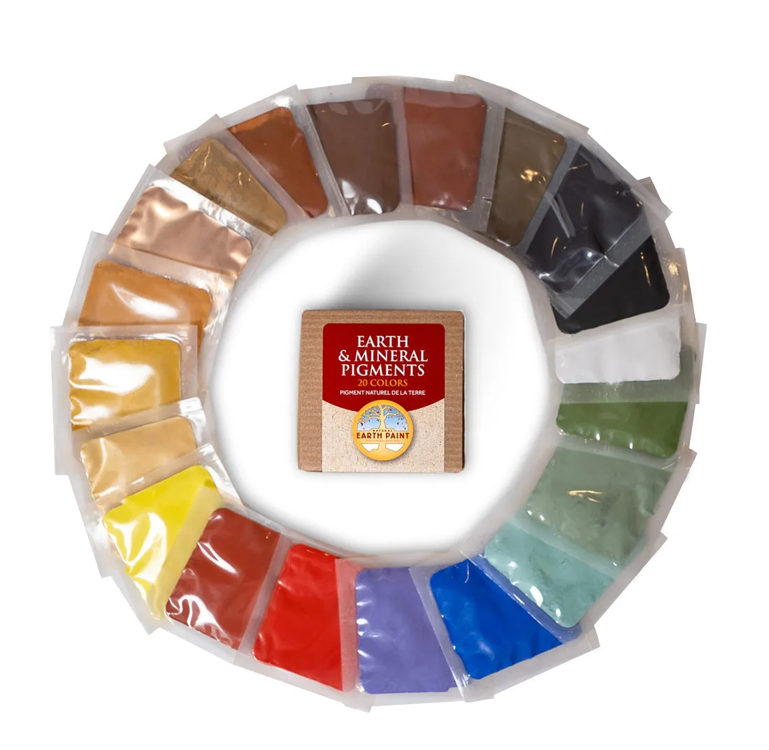 Earth/Mineral Pigments Sample Pack — Natural Earth Paint
