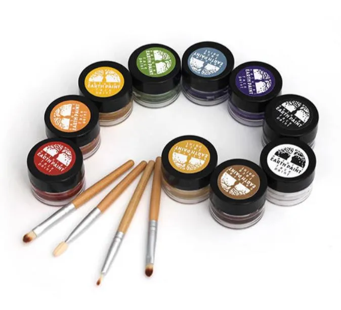 Individual Eco-Friendly Face Paint Jar — Natural Earth Paint