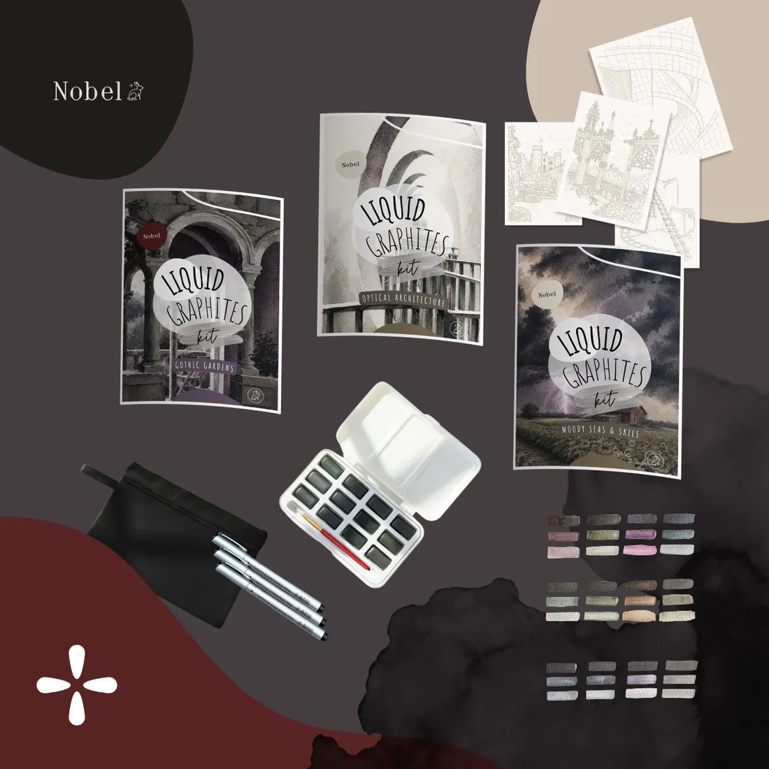 High Pigment Liquid Graphites Kit — Nobel