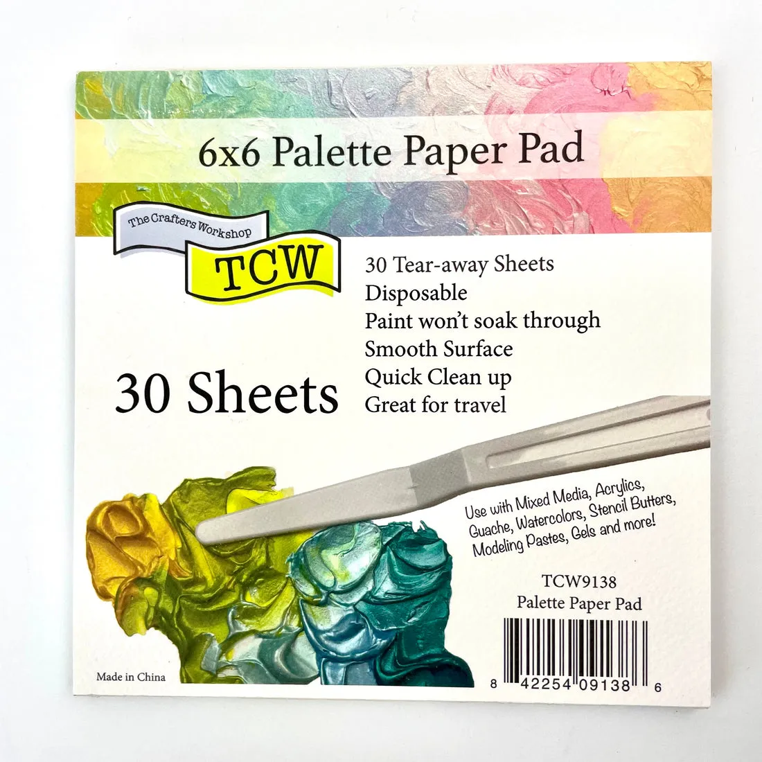TCW Palette Paper Pad 30 Sheets — The Crafter’s Workshop