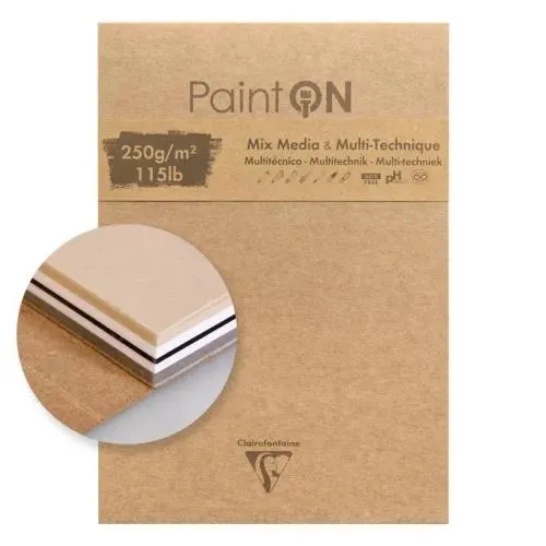 Clairefontaine Paint ON Pad Mixed Tones — Clairefontaine