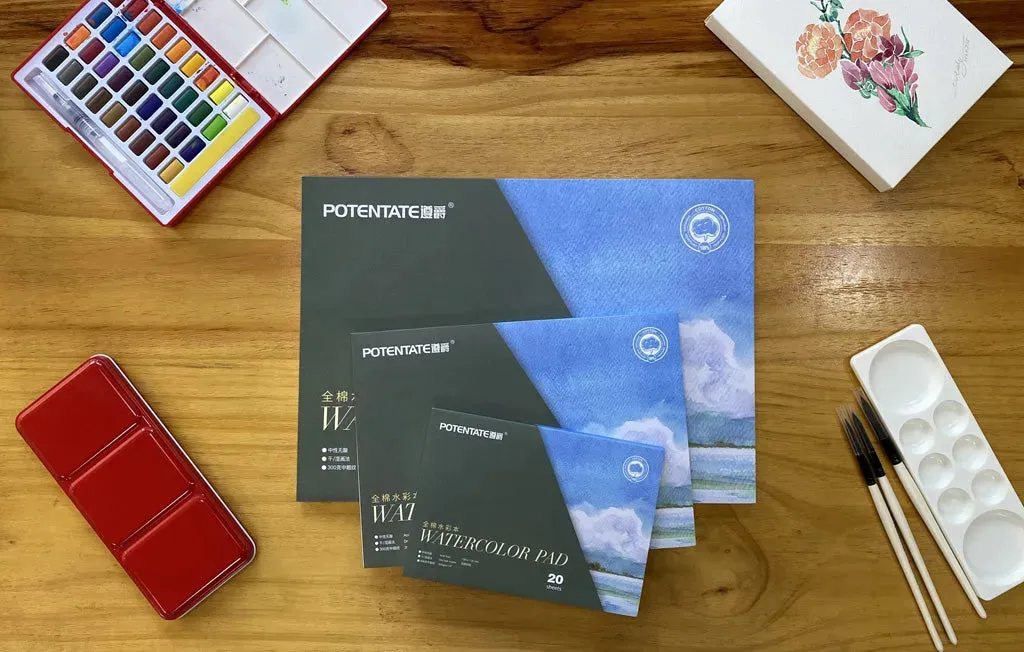 Potentate Watercolour Block — Cold Pressed — Potentate