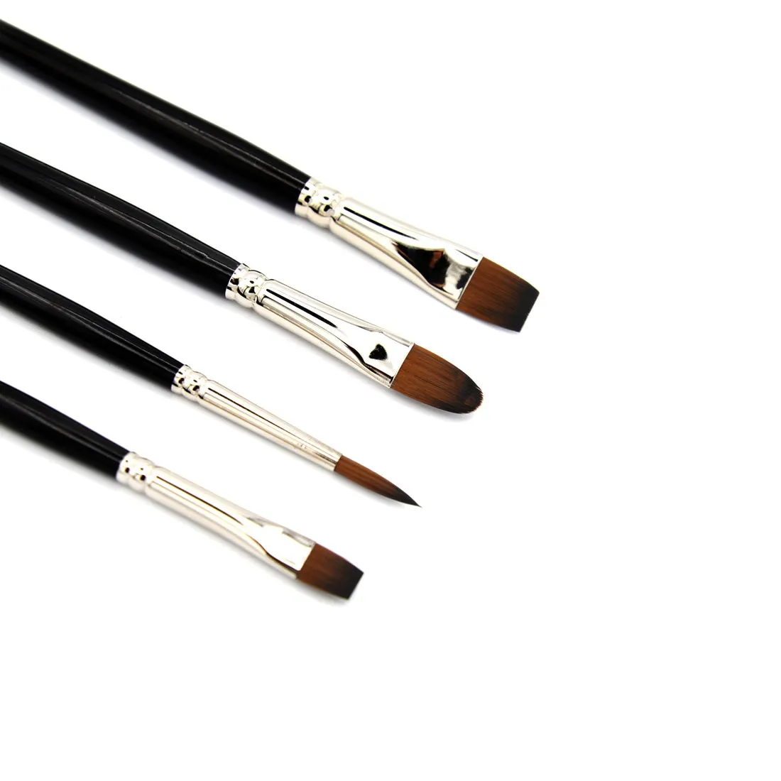 Aquaflex Brown Synthetic Brush Long Handle — Nobel