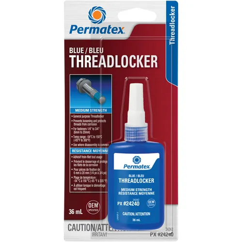 Threadlocking and retaining compounds — Supplier to confirm