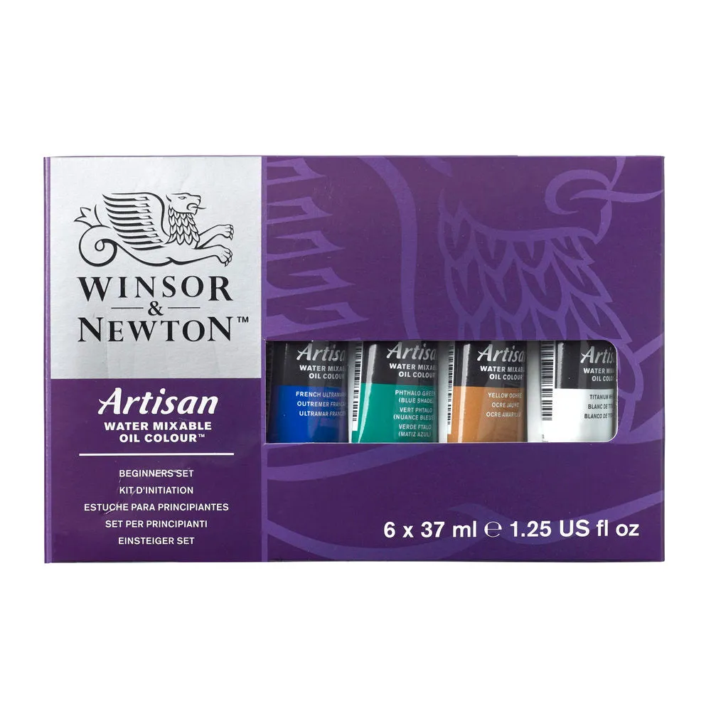Artisan Water Mixable Oil Colour — 6 × 37 ml — Winsor & Newton