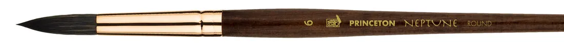 Neptune Synthetic Squirrel Round Brush — Princeton