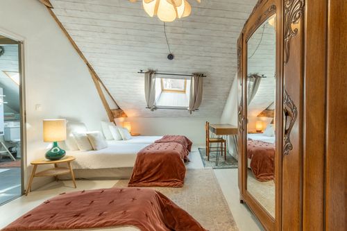 The Loft’s three-bed bedroom