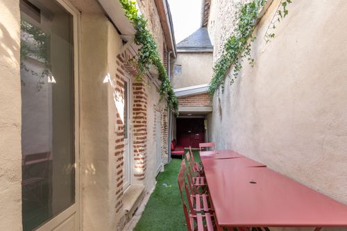 The house patio