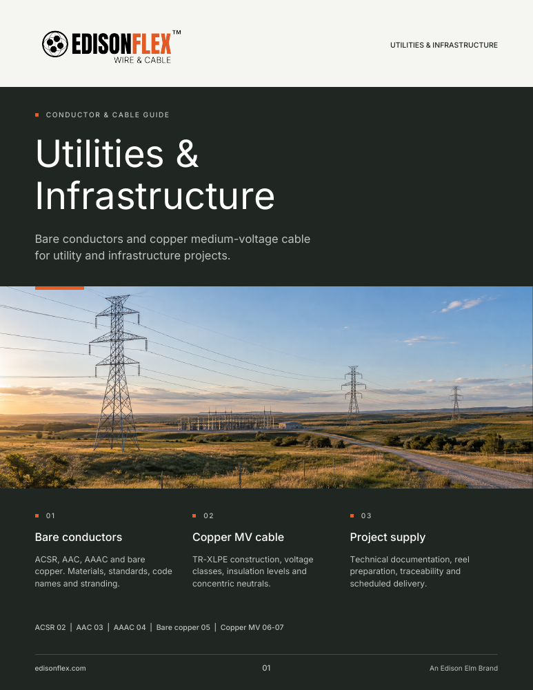 EdisonFlex Utilities & Infrastructure brochure cover