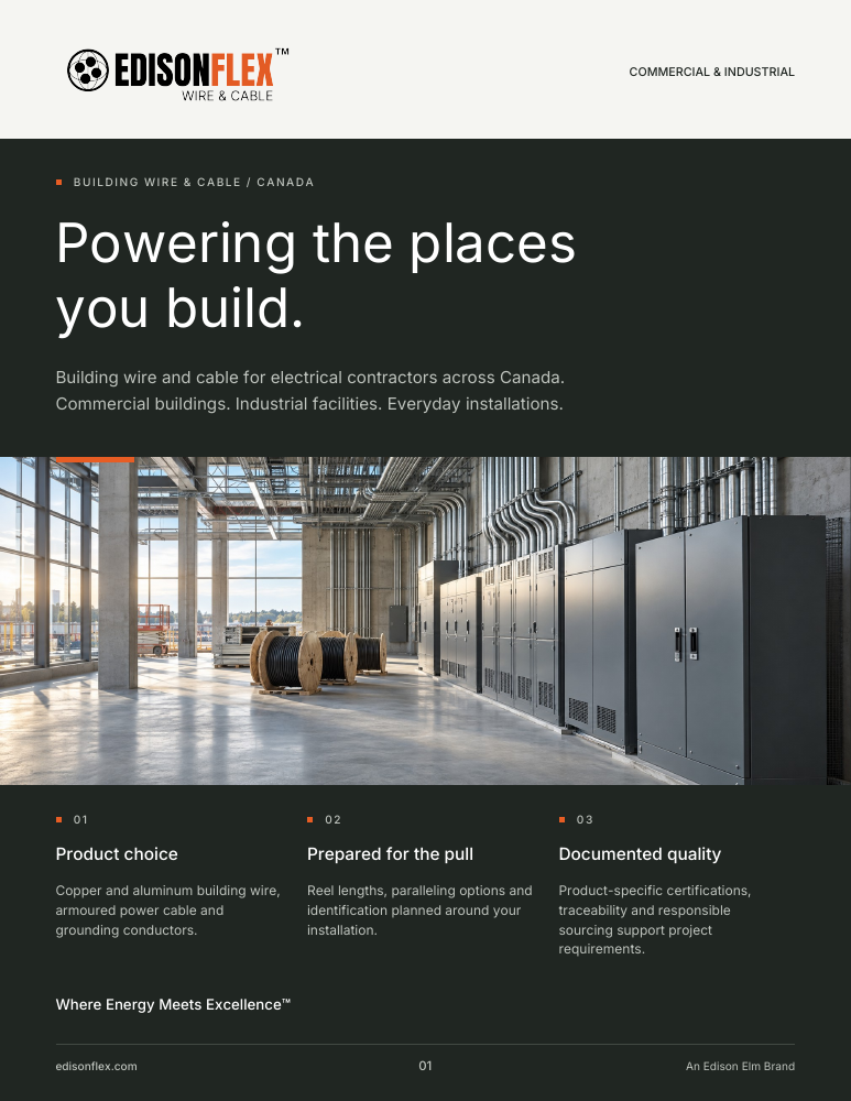 EdisonFlex Commercial & Industrial brochure cover