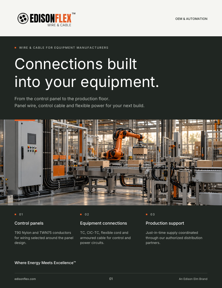 EdisonFlex OEM & Automation brochure cover