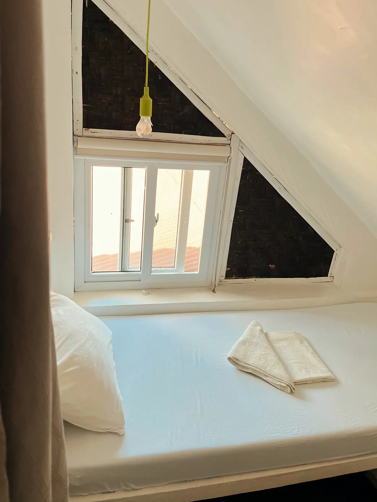 Beds in the four-bed fan dorm