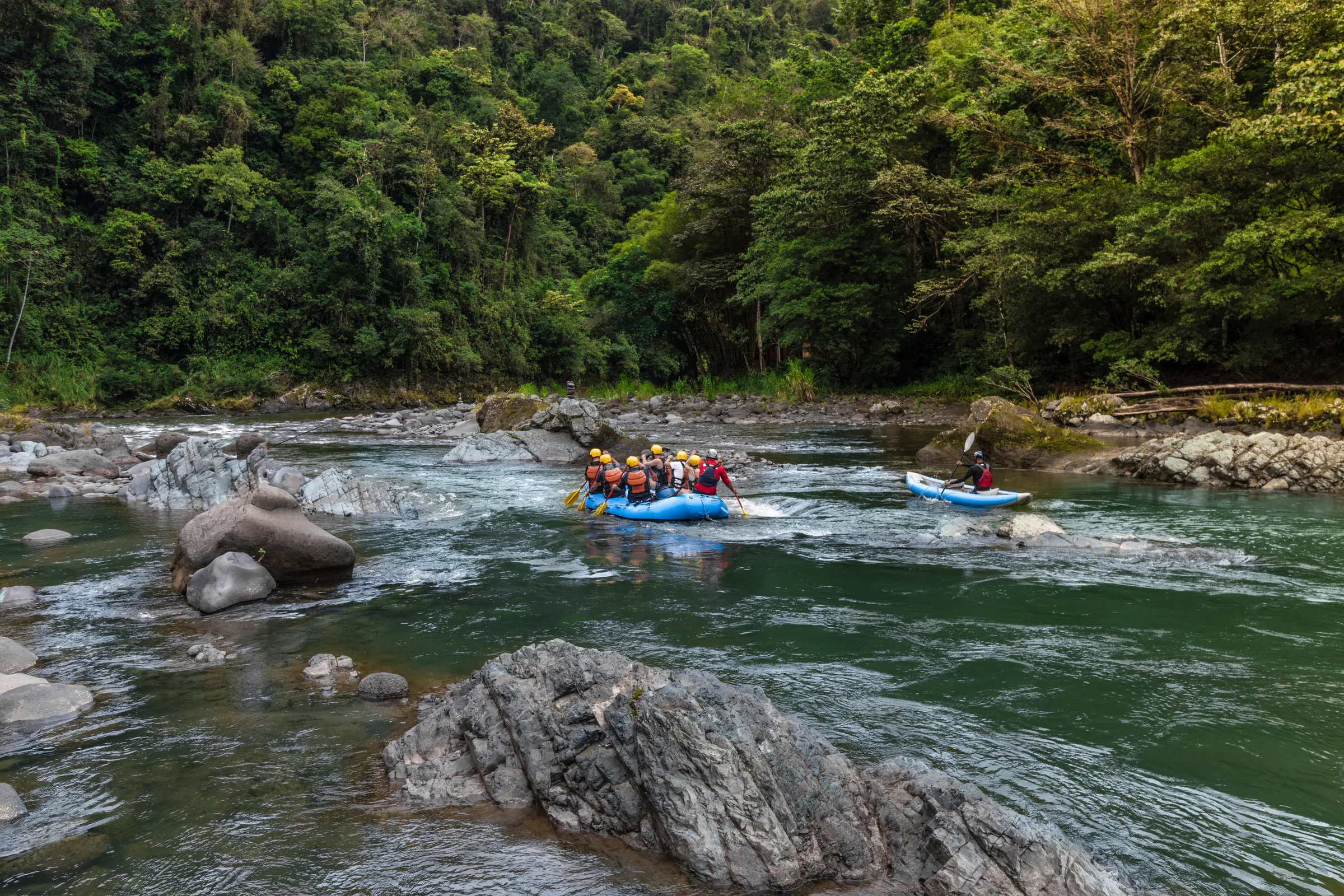Whitewater rafting on the Pacuare River, Costa Rica