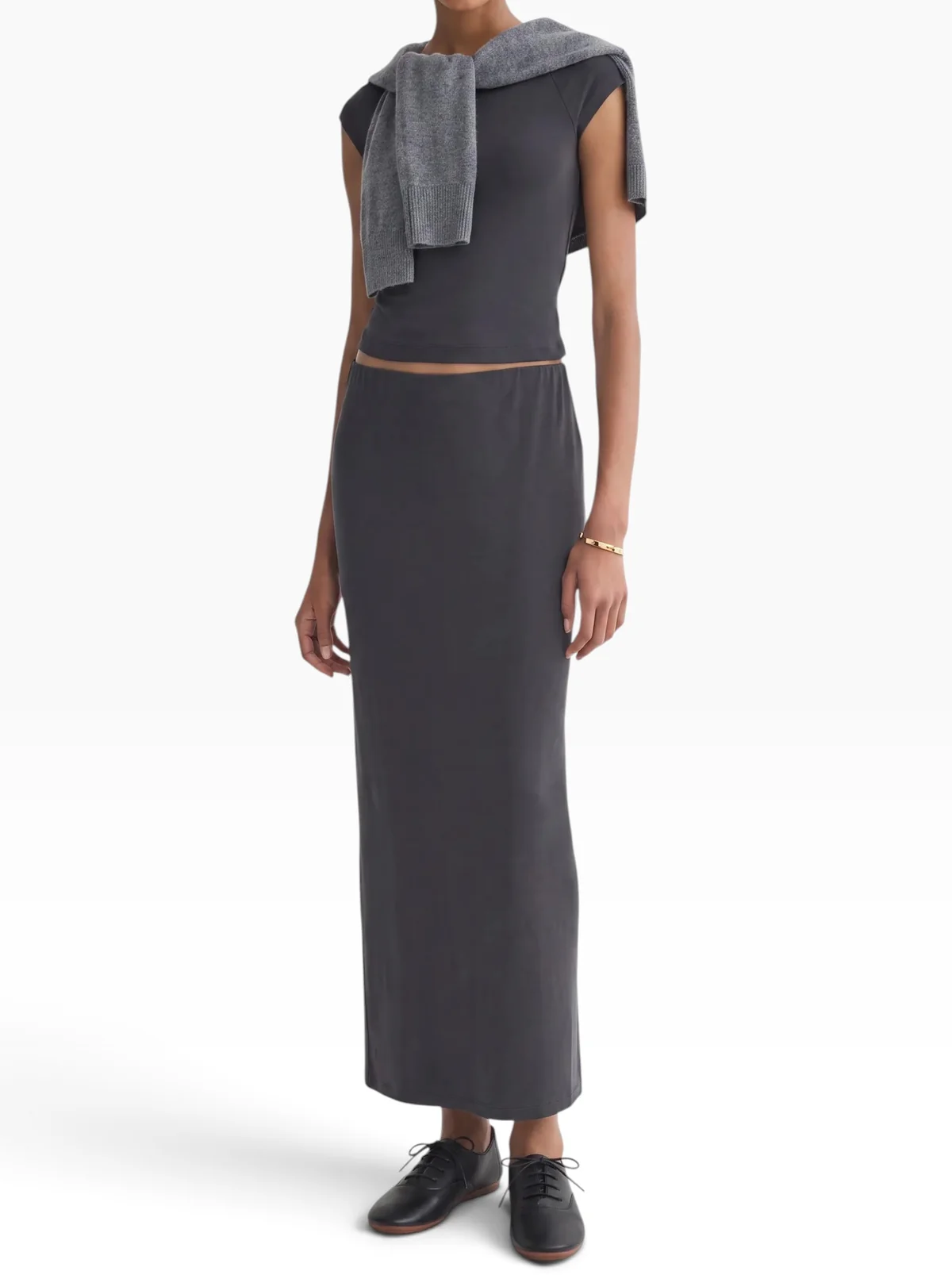 Lucie II flats styled with tailoring