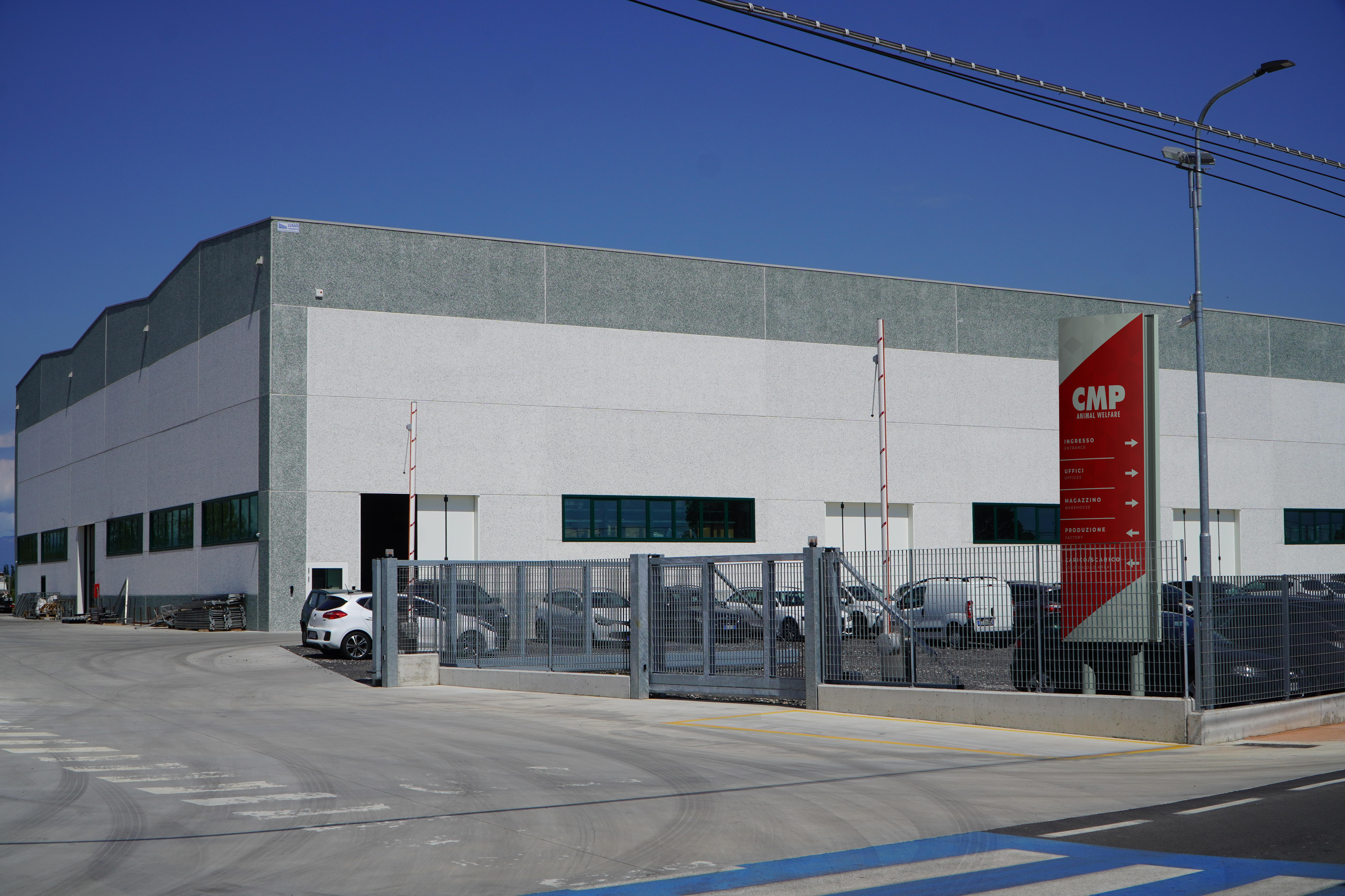 Segnaletica CMP presso la sede aziendale