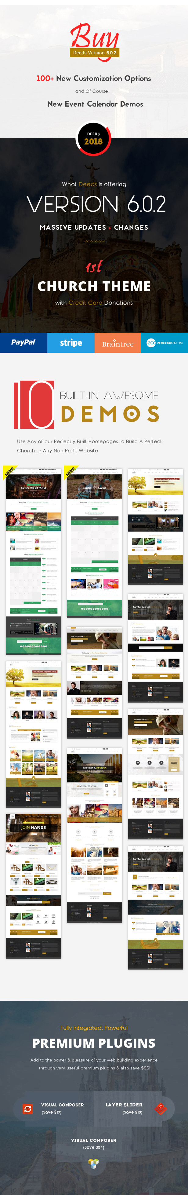  Deeds - Best Nonprofit Church Organization WP Theme