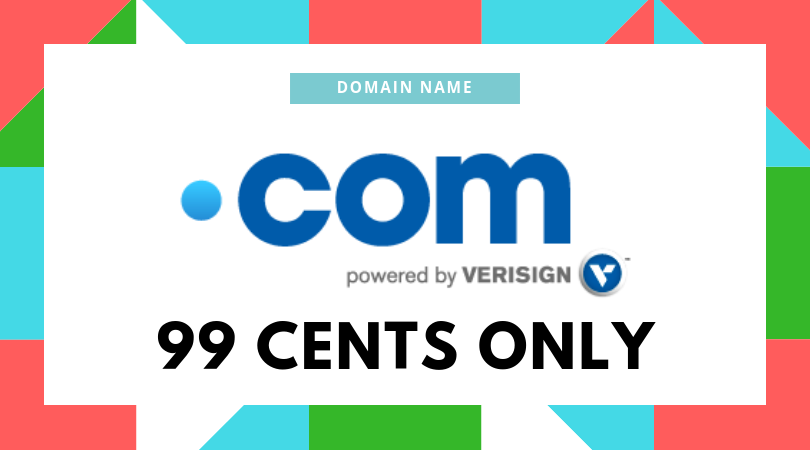 Cheapest .COM registration/transfer only $0.99/year at GoDaddy 1