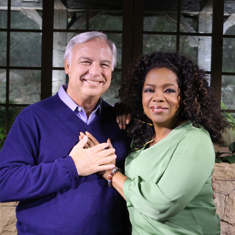 Jack Canfield and Oprah Winfrey Jack Canfield and Oprah Winfrey