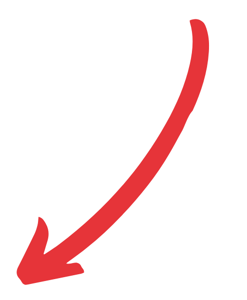 red-arrow-down-left