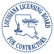 Seal of approval to legally work as a licensed contractor in the state of Louisiana for Residential and Commercial properties