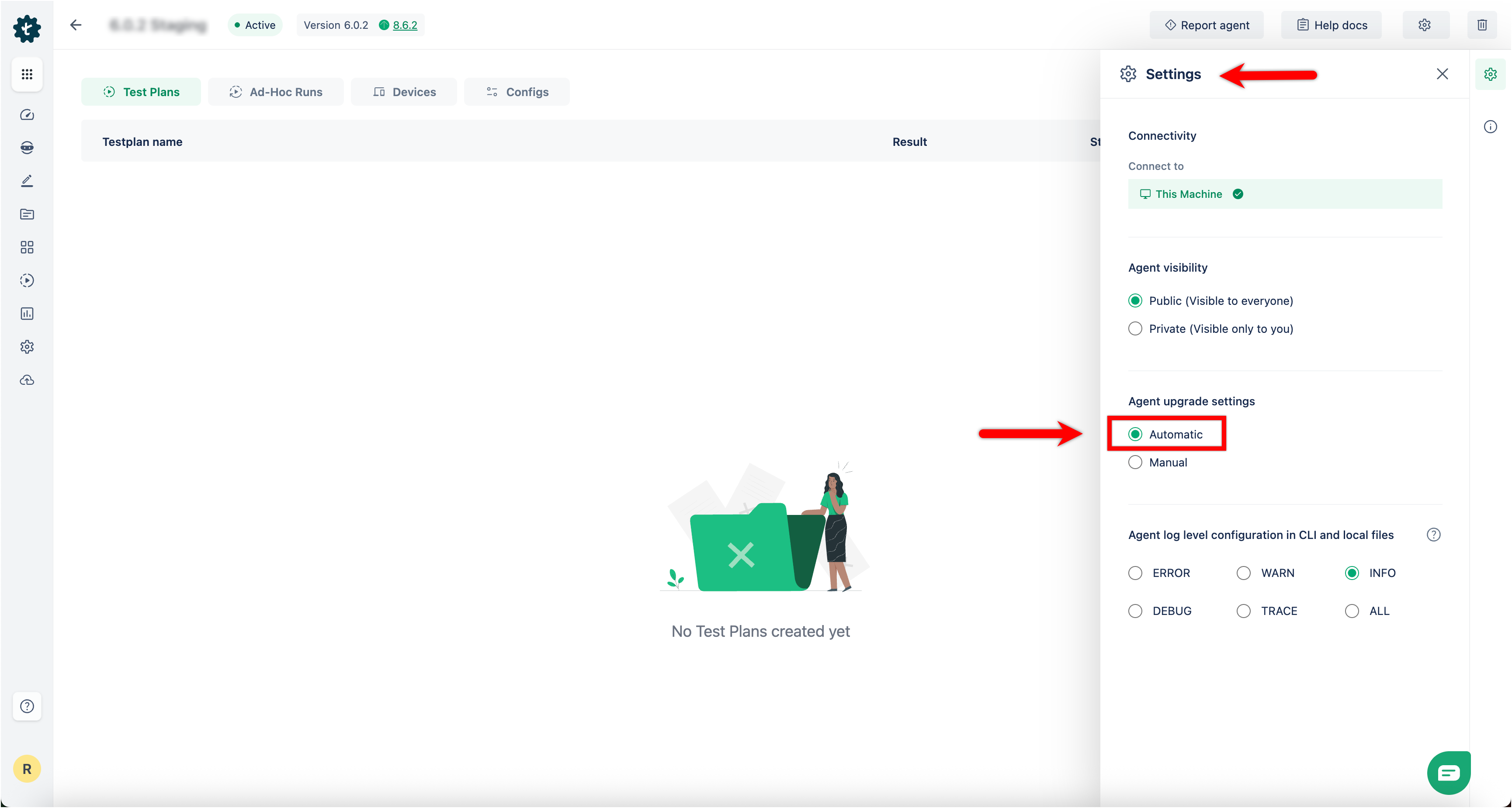 Agent Automatic Upgrade