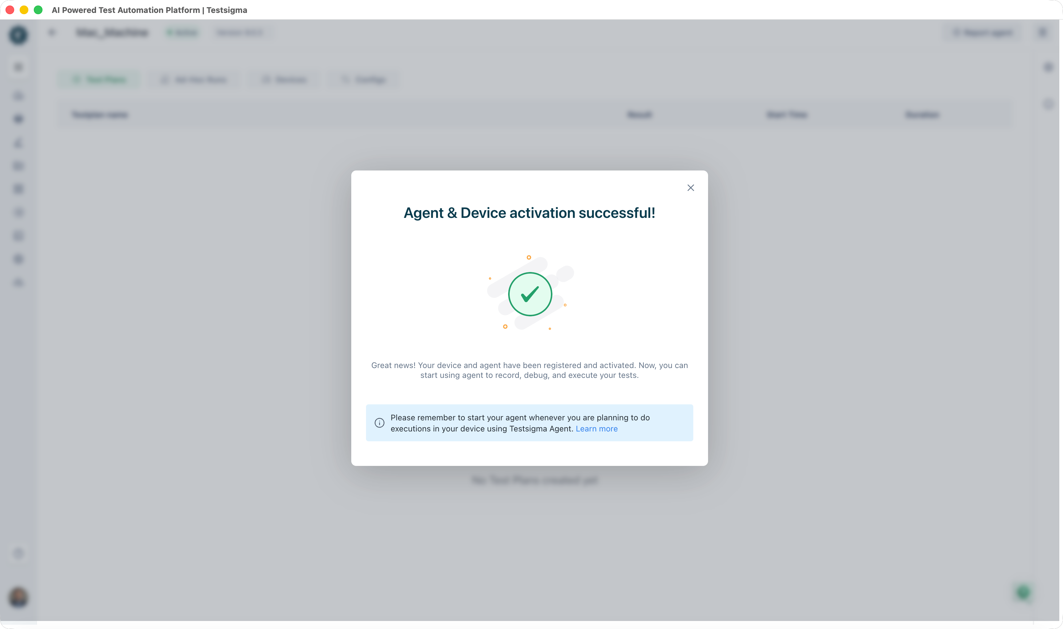 Successful Message