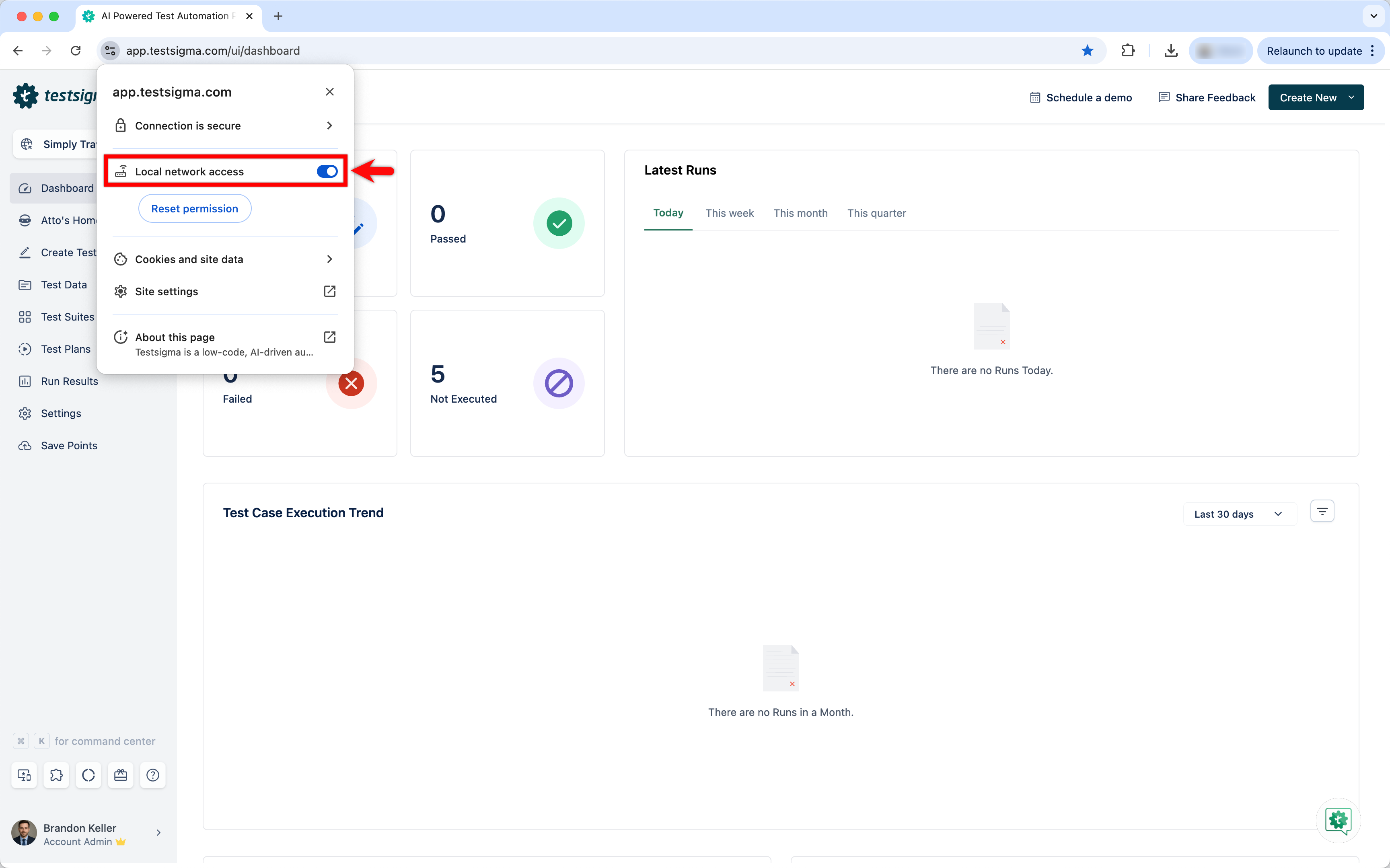Local network access