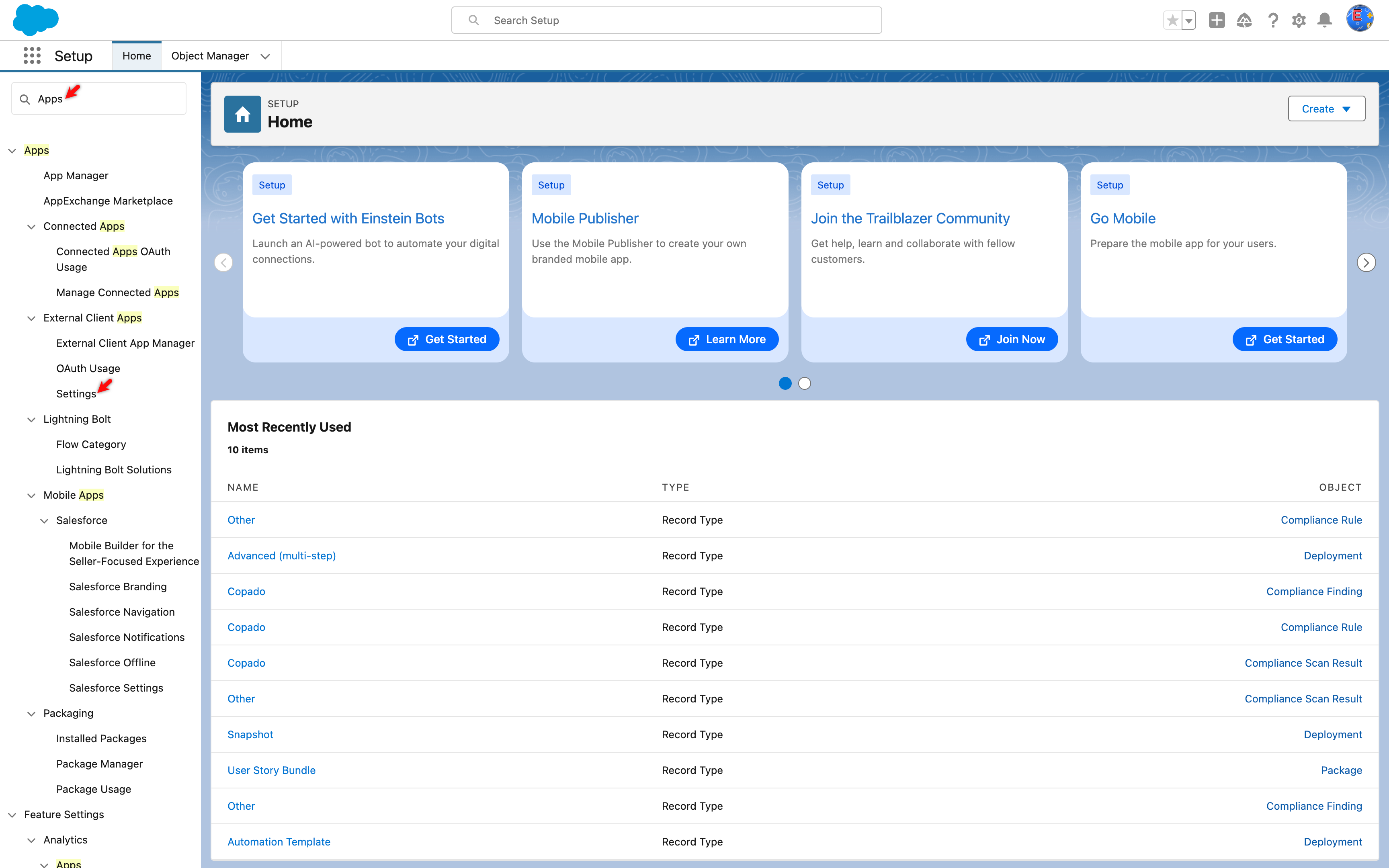 enable connected apps 2