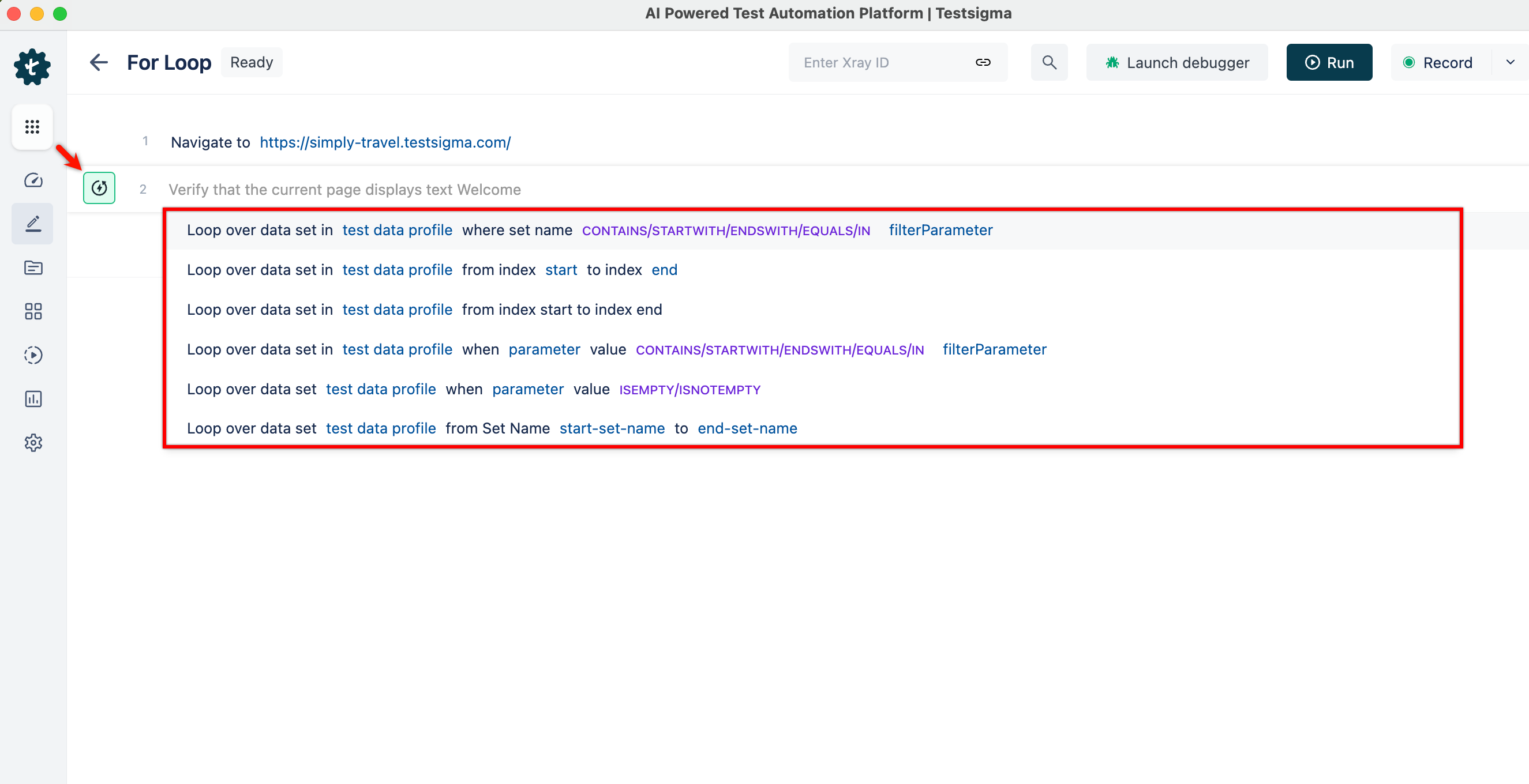 For Loop NLPs