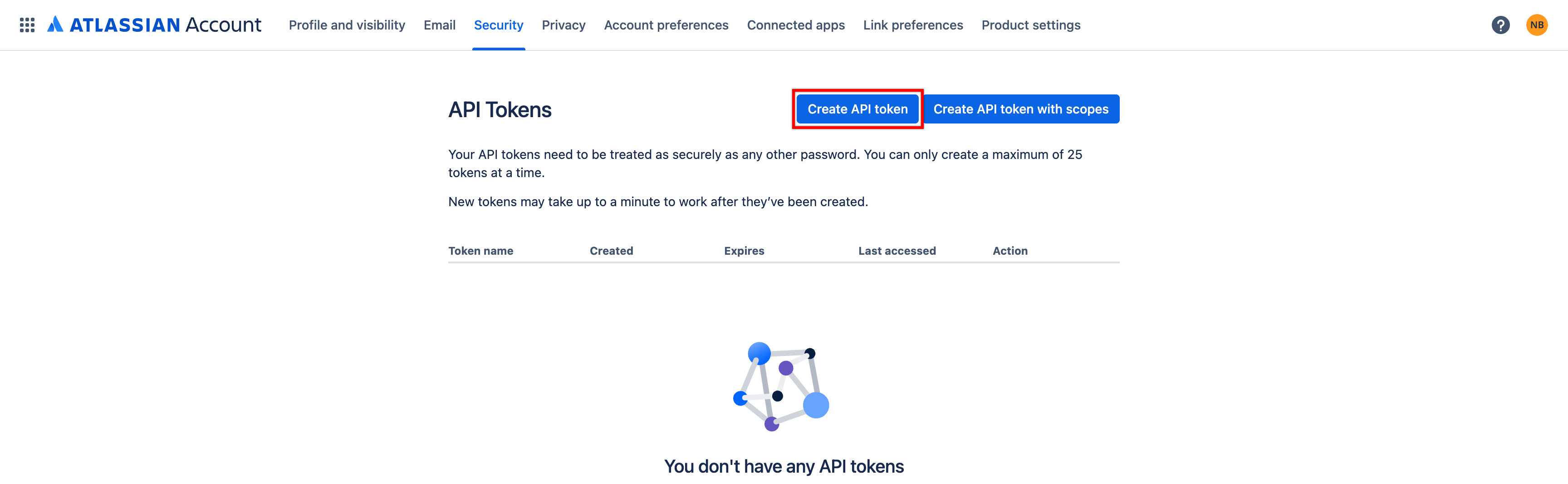 Create API Token