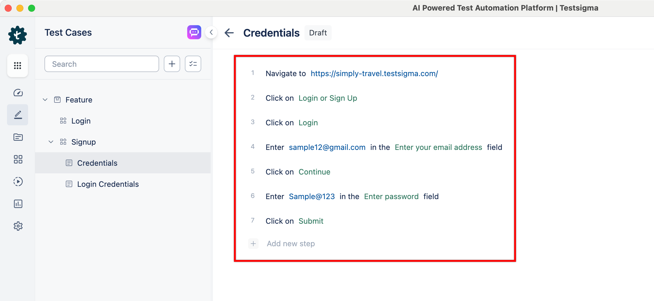 Login New Credentials 1