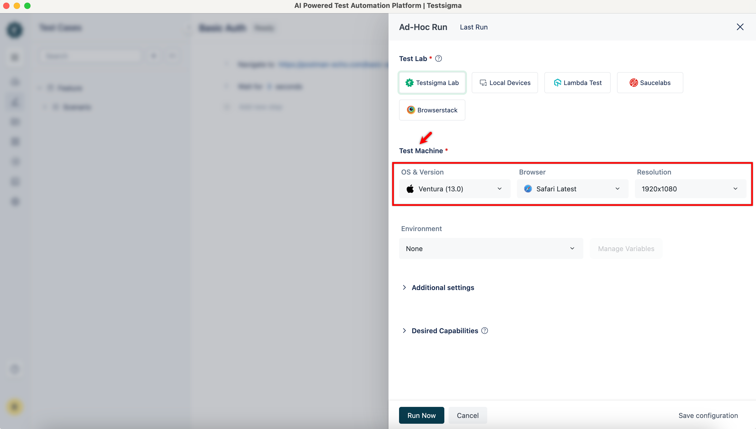 Machine, Ver, Browser & Resol