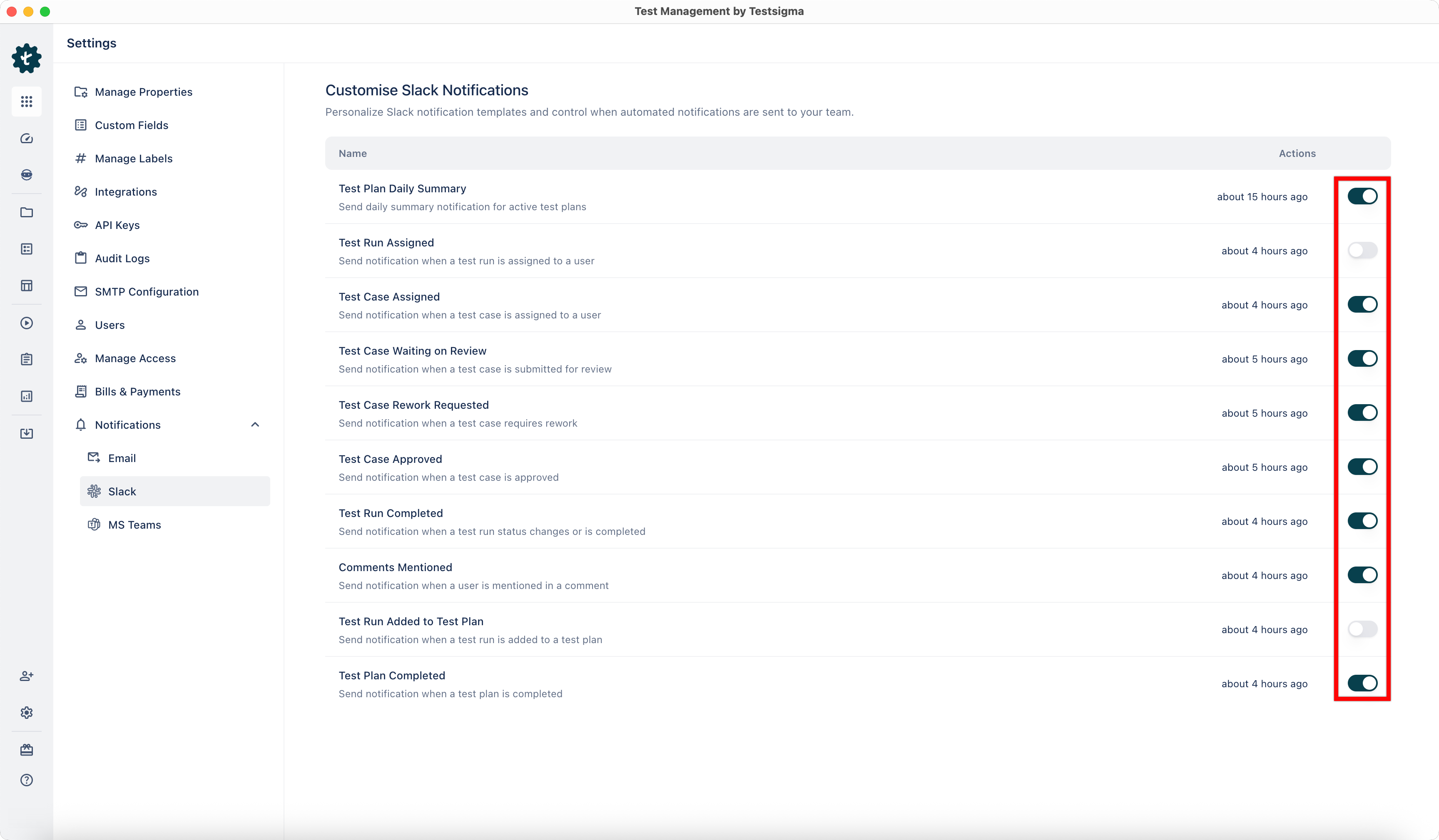 Toggles