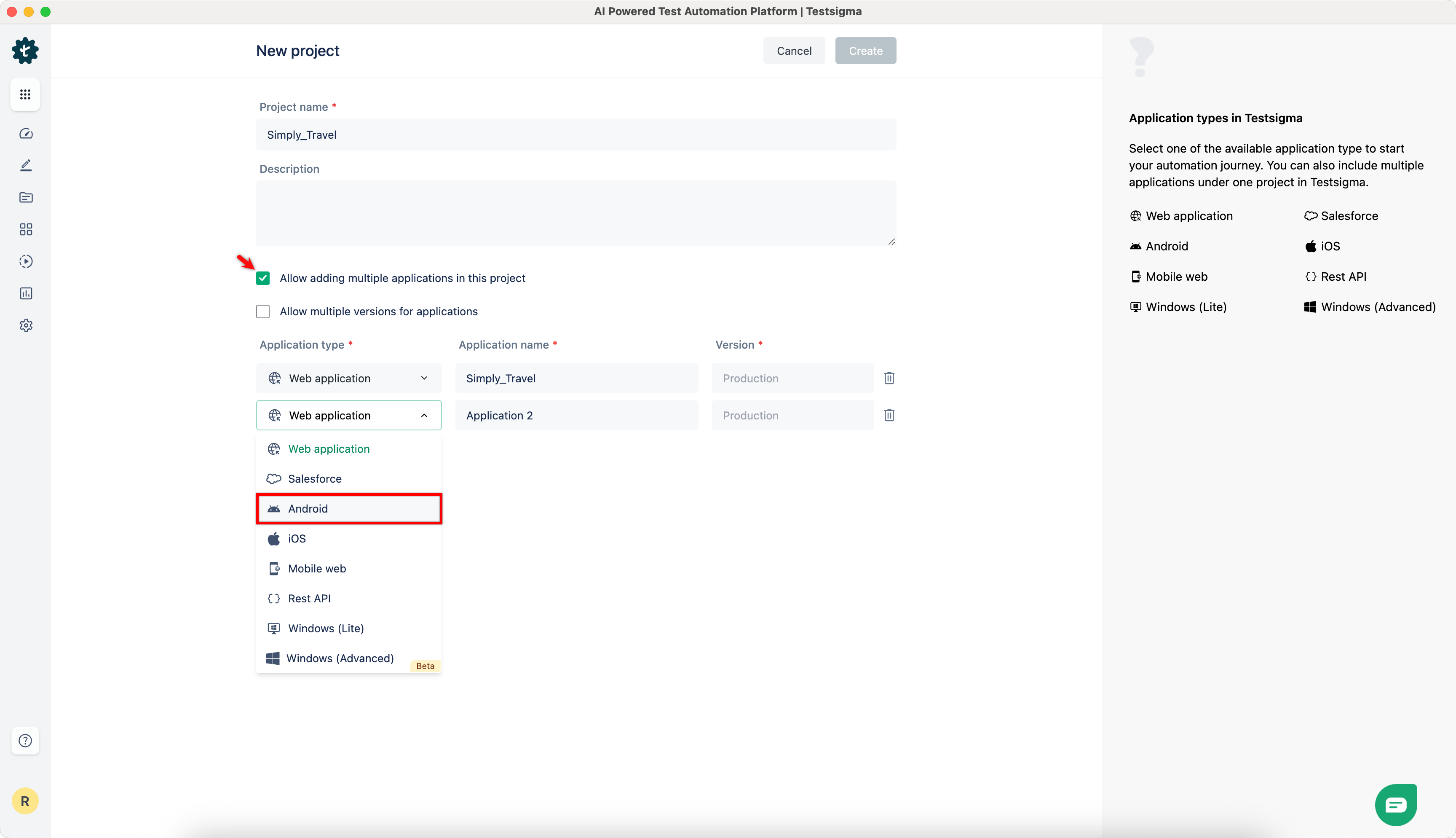 Project and Settings 3