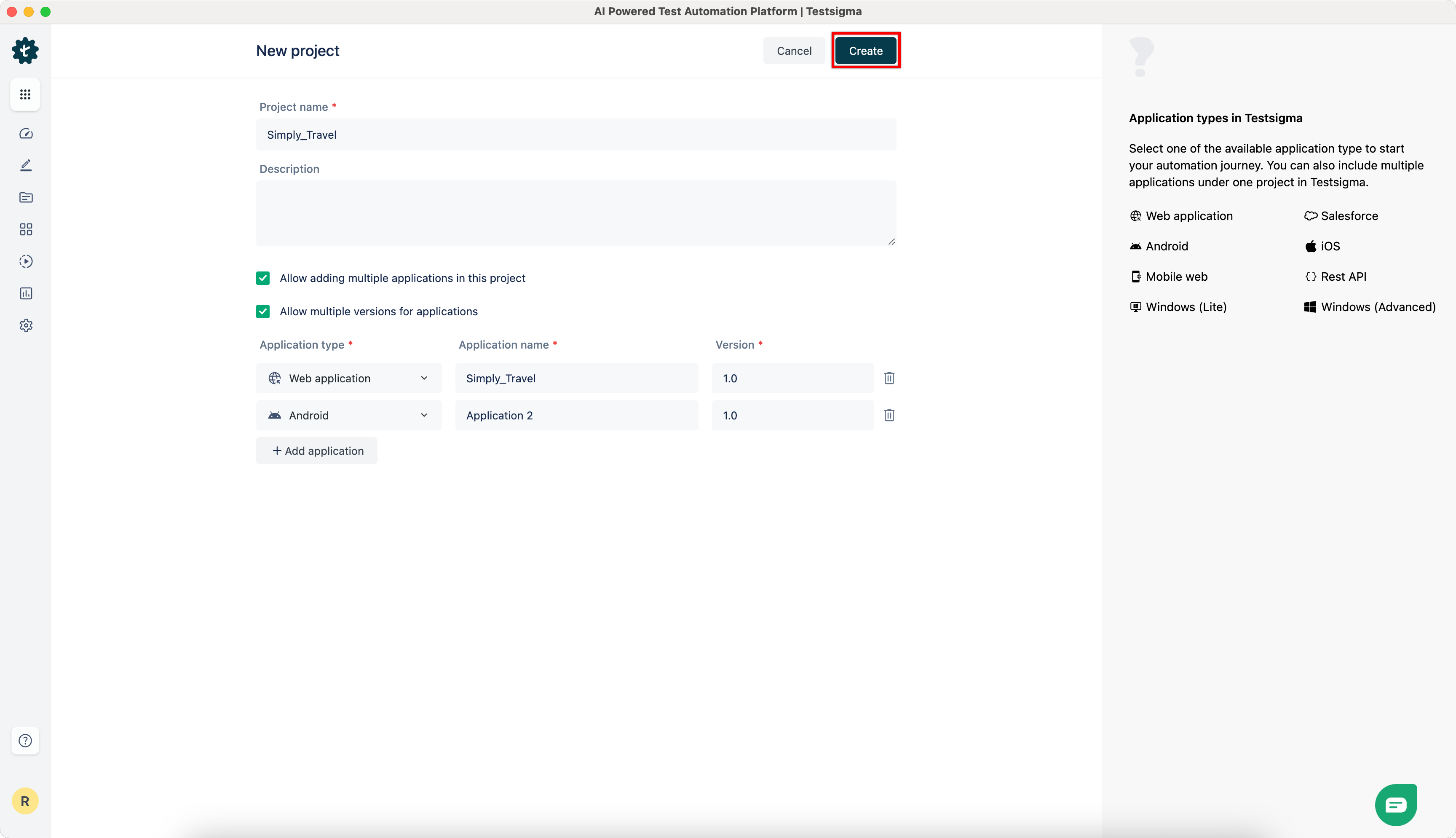 Project and Settings 5