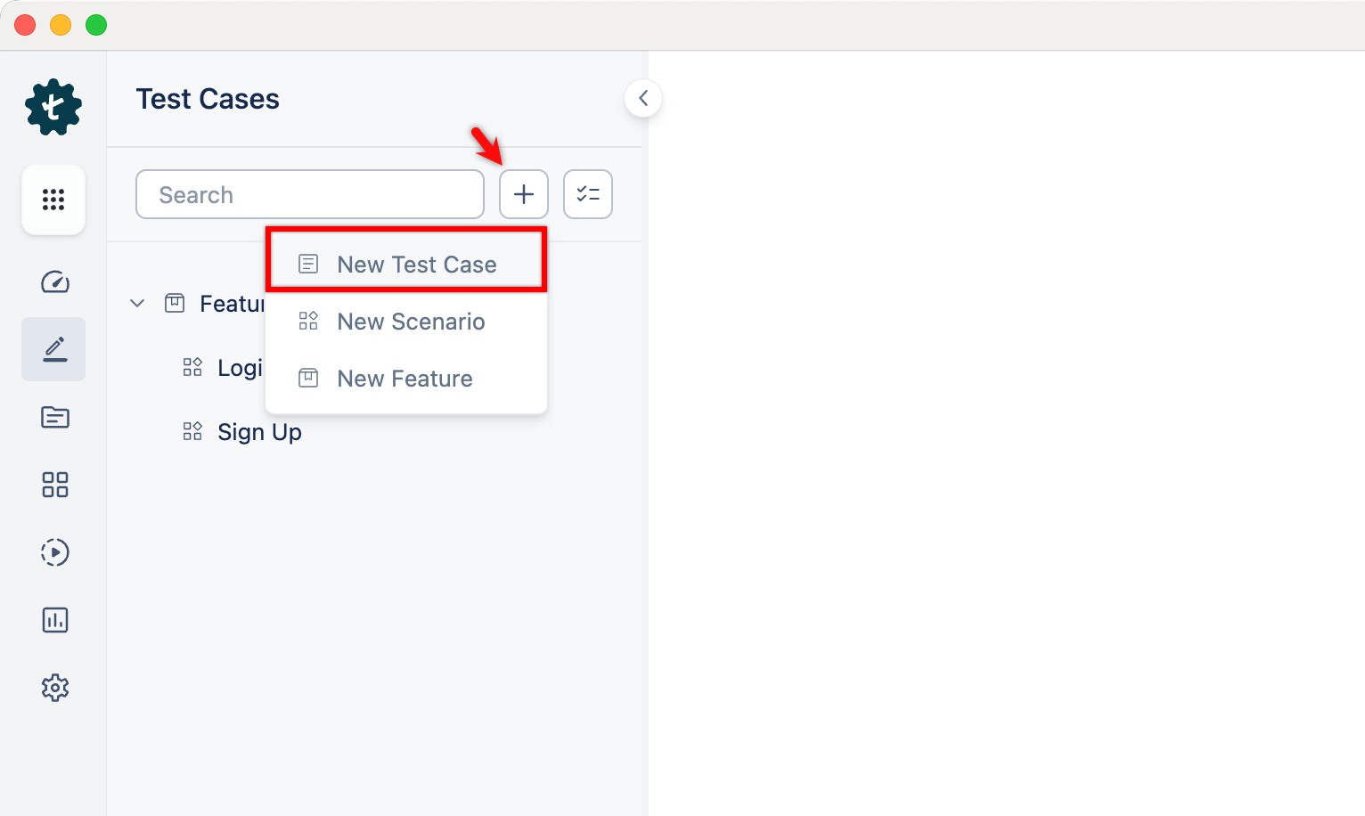 Search Bar Test Case iOS