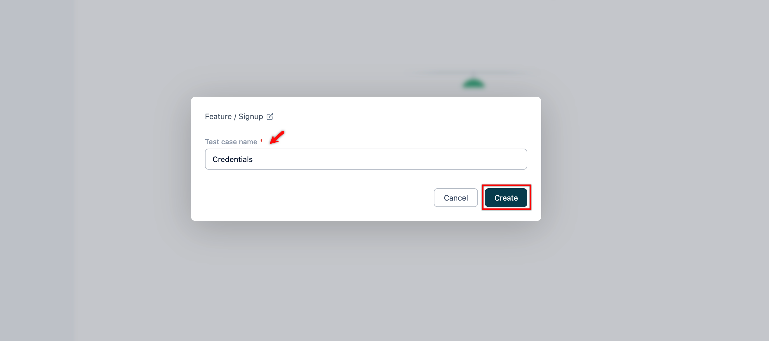 Test Case Name