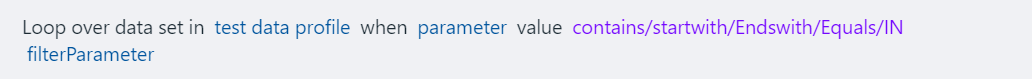 for loop parameter value
