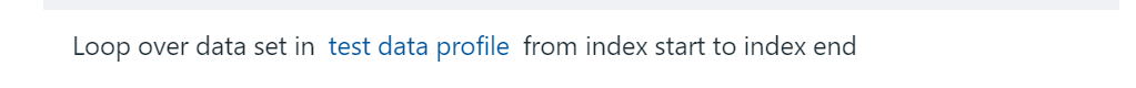 for loop start index to end index