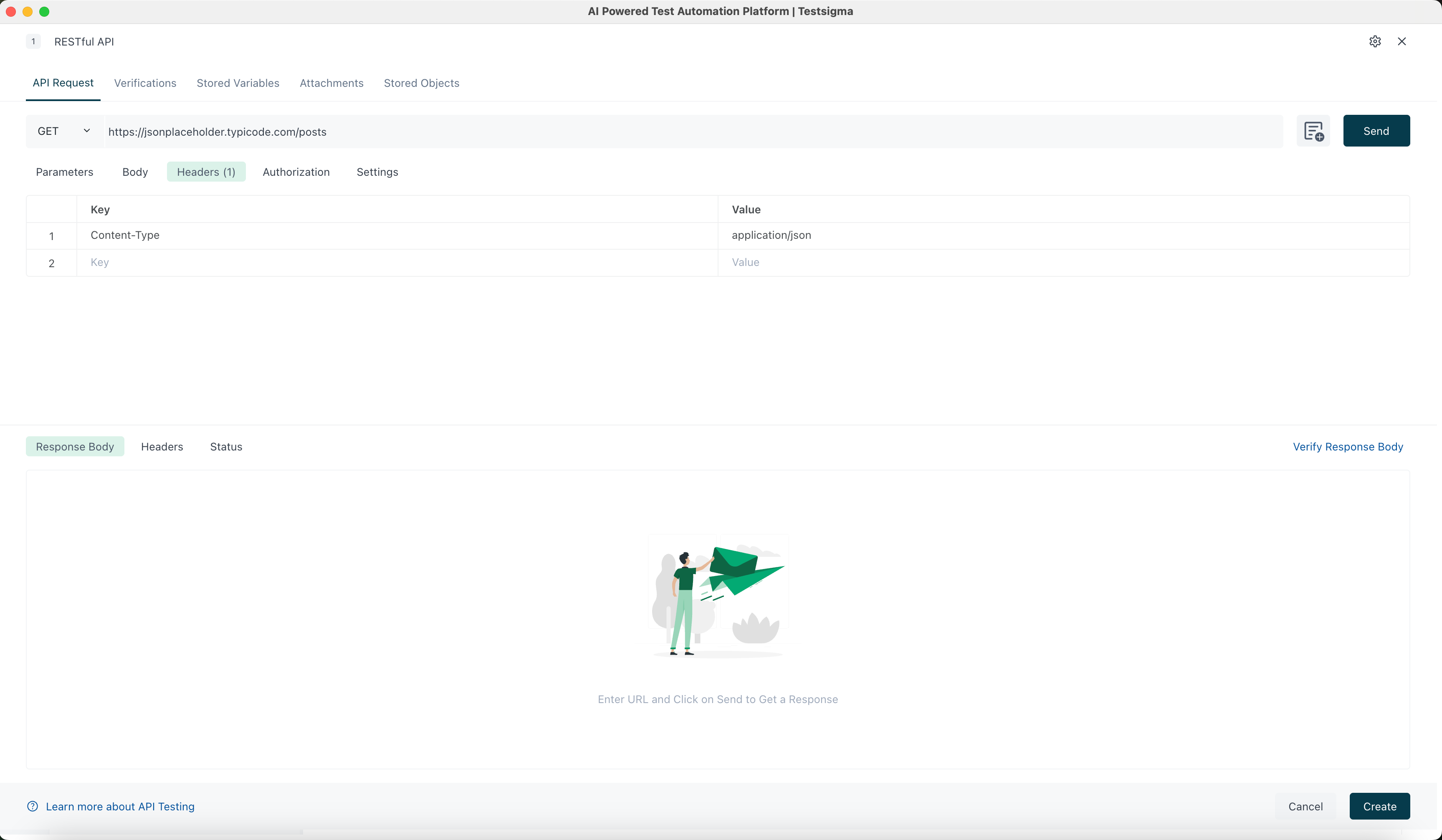 Headers in API Request