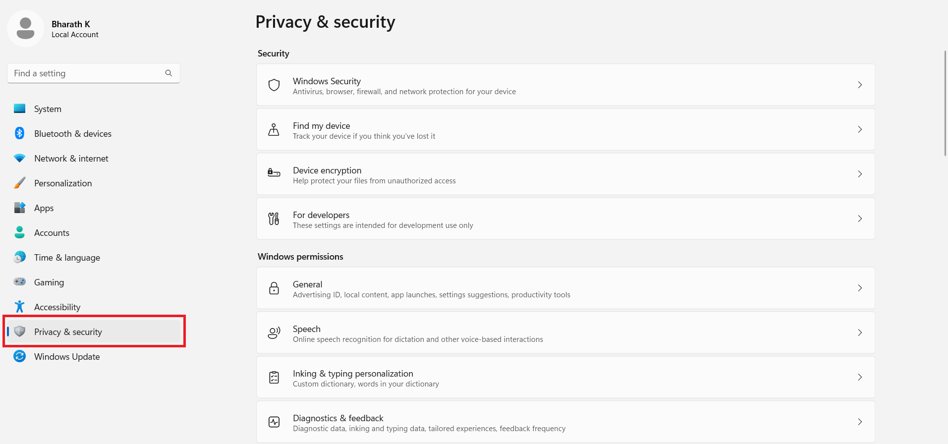 Privacy & Security