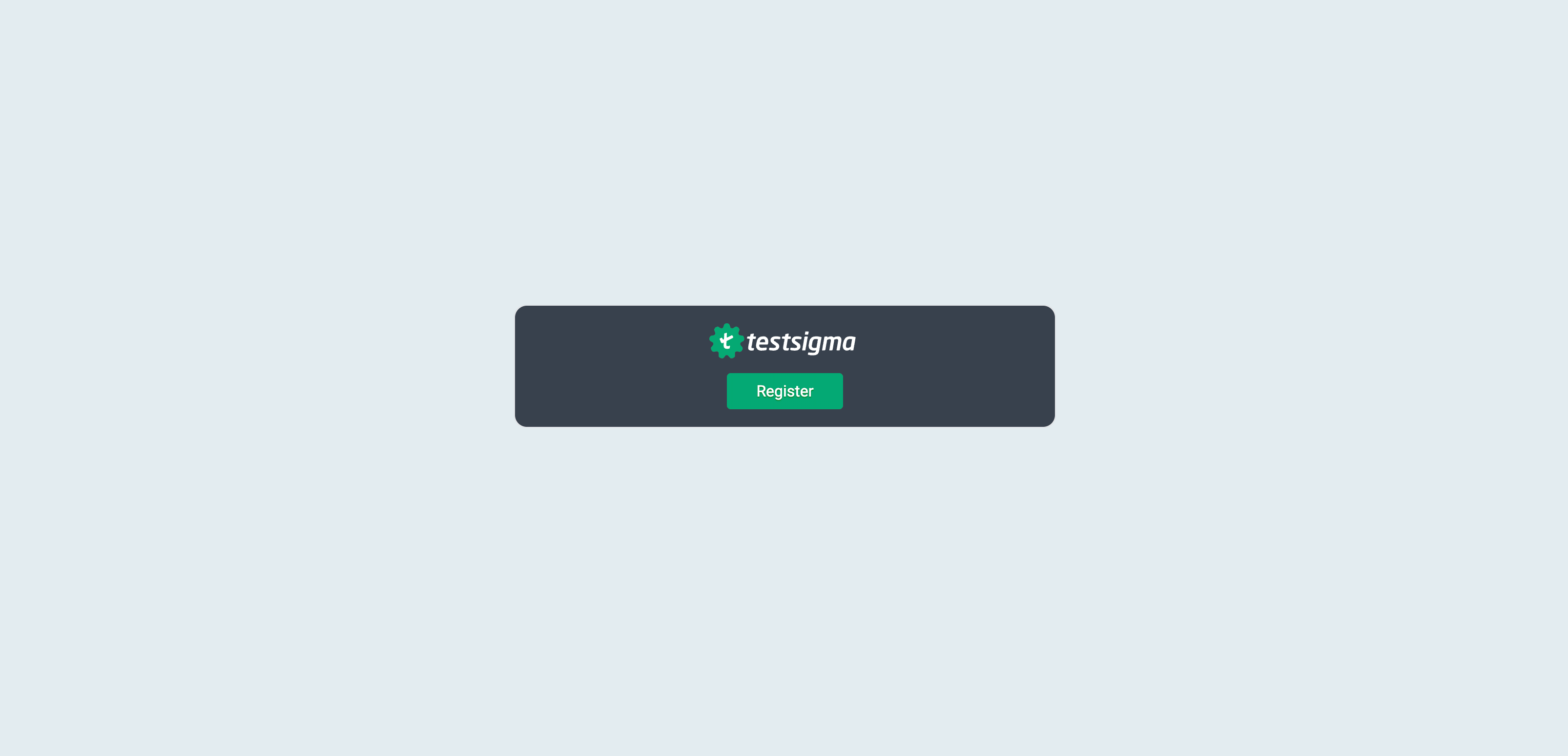 Redirect to Registration