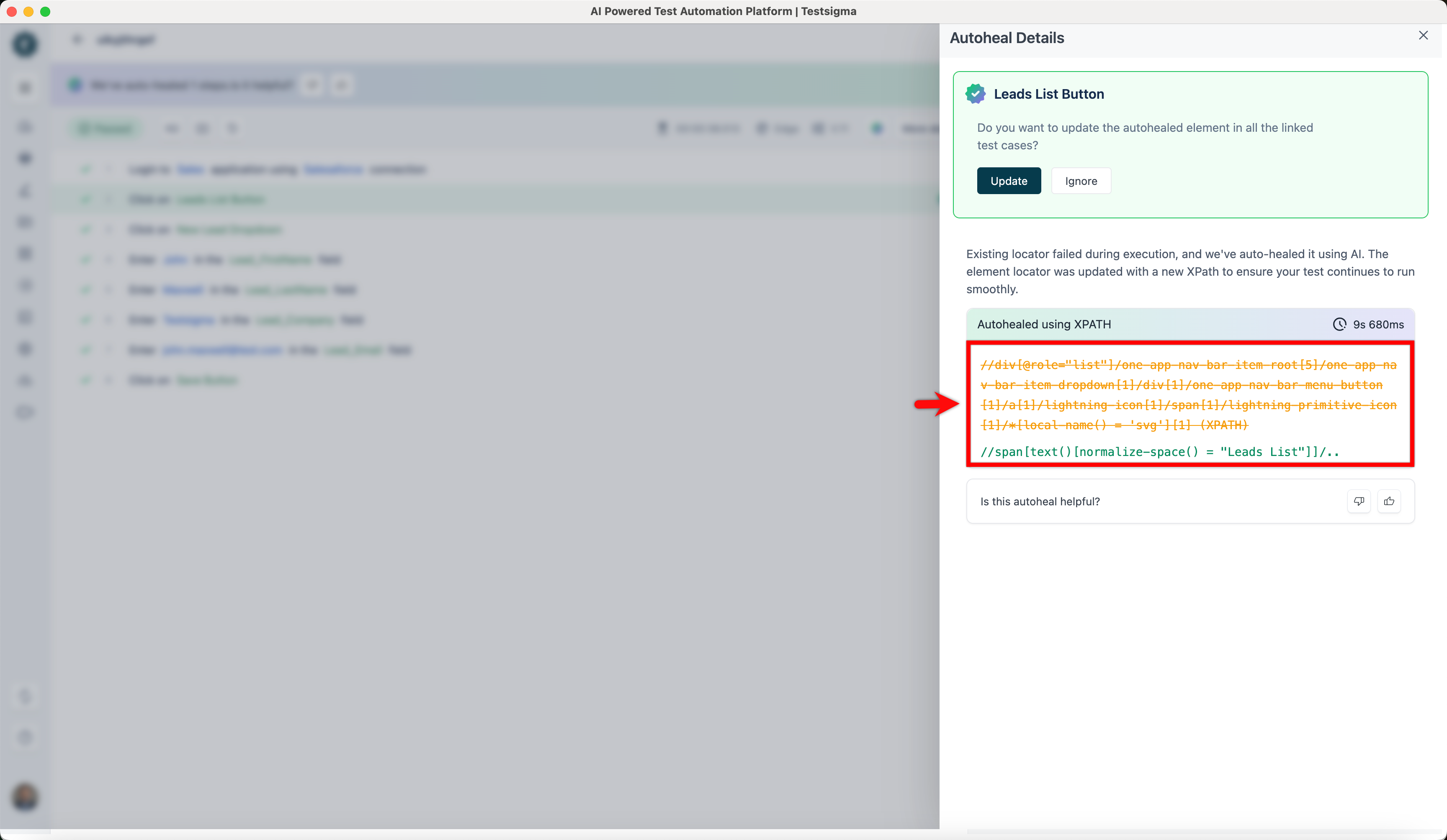 Auto-heal Salesforce