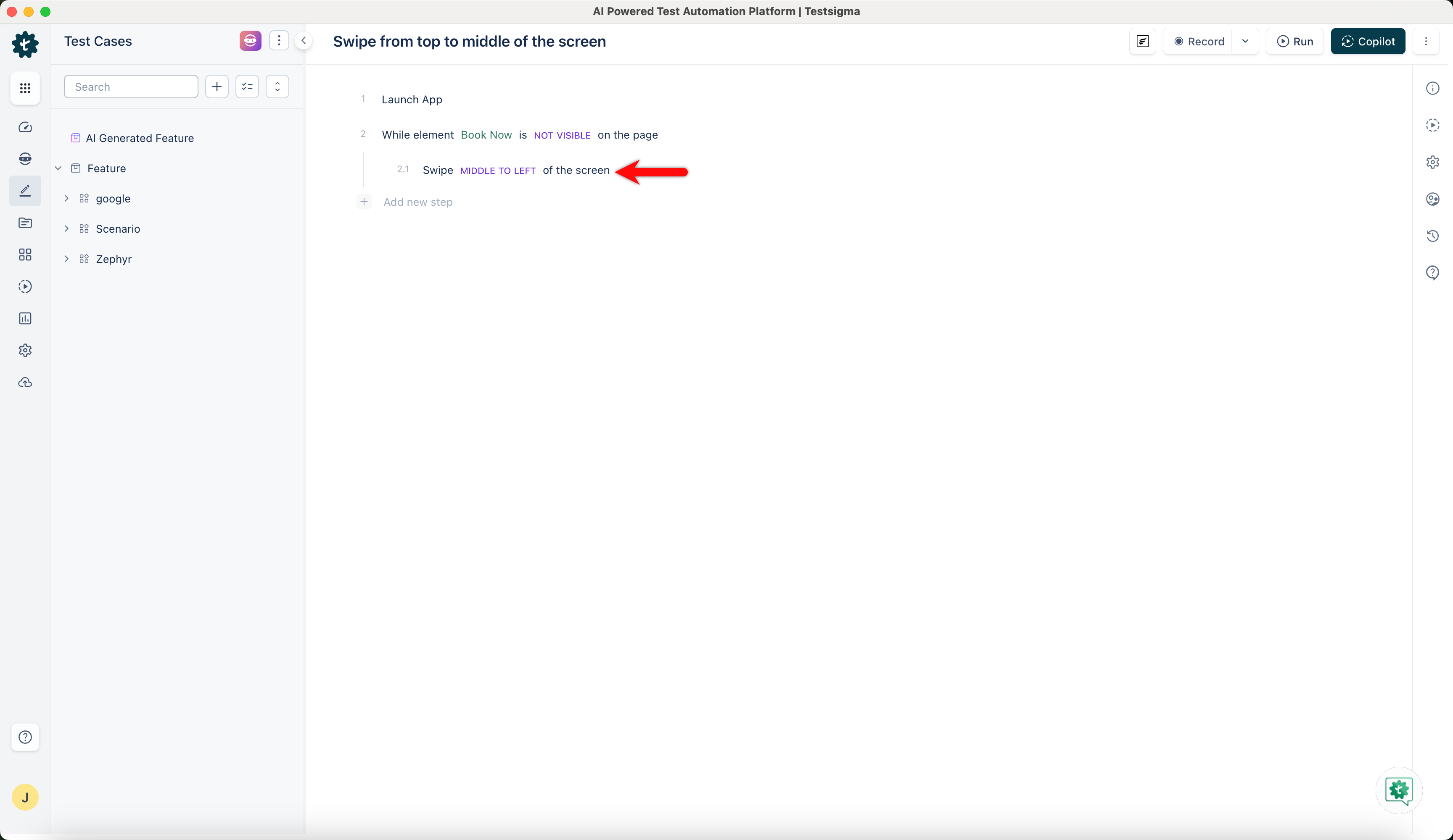 Swipe NLP