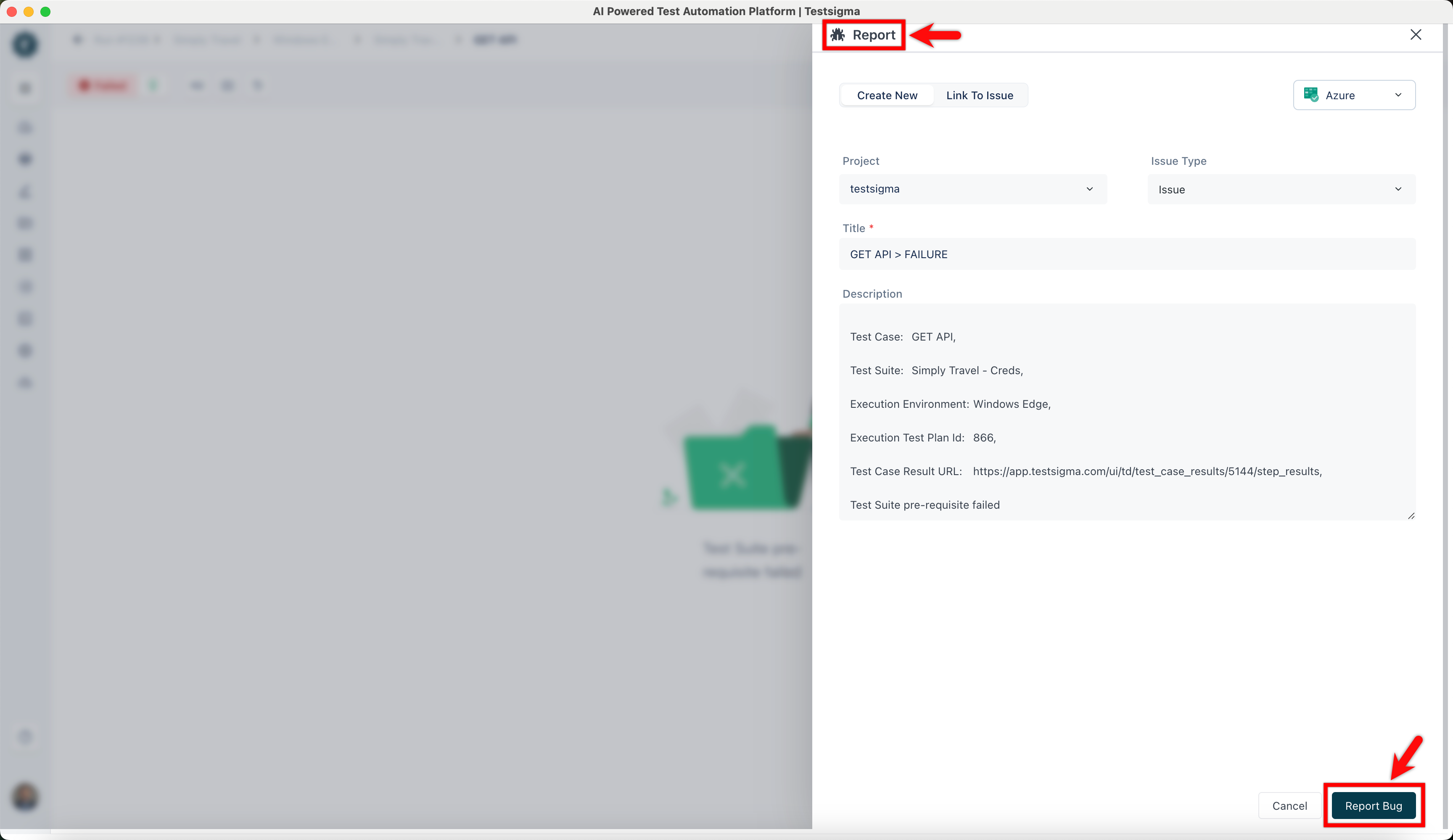 Create Ticket