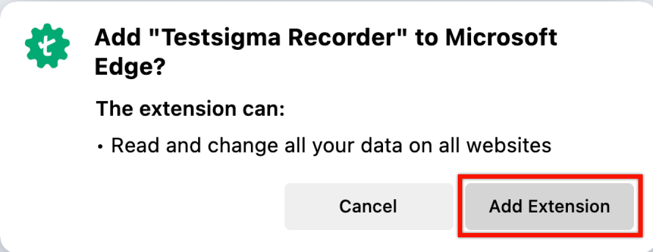 Add Extension