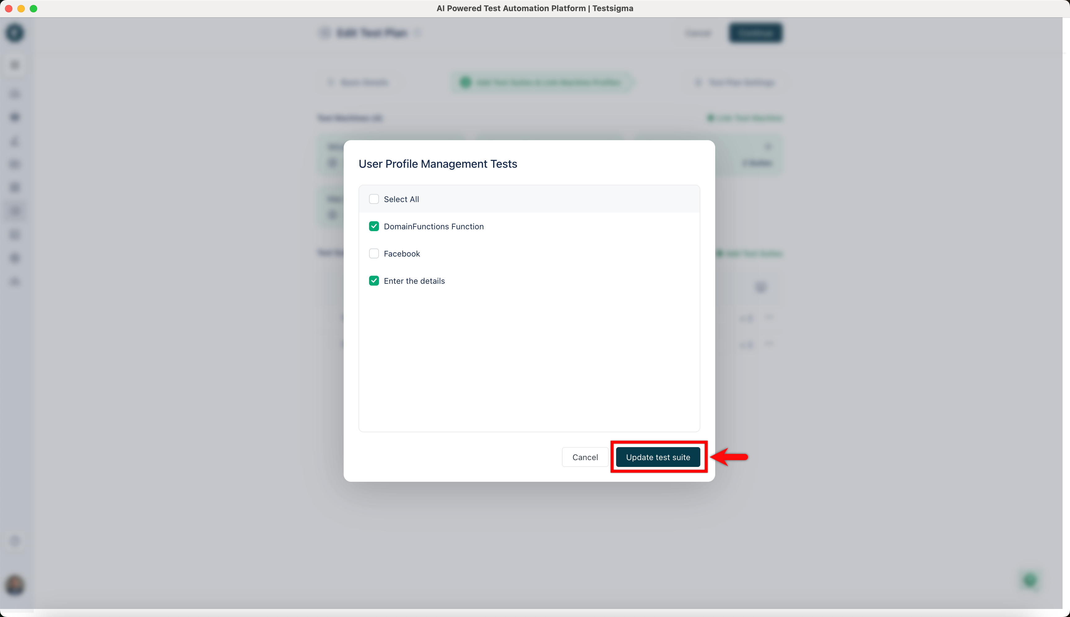 Disable Test Cases in Test Suites