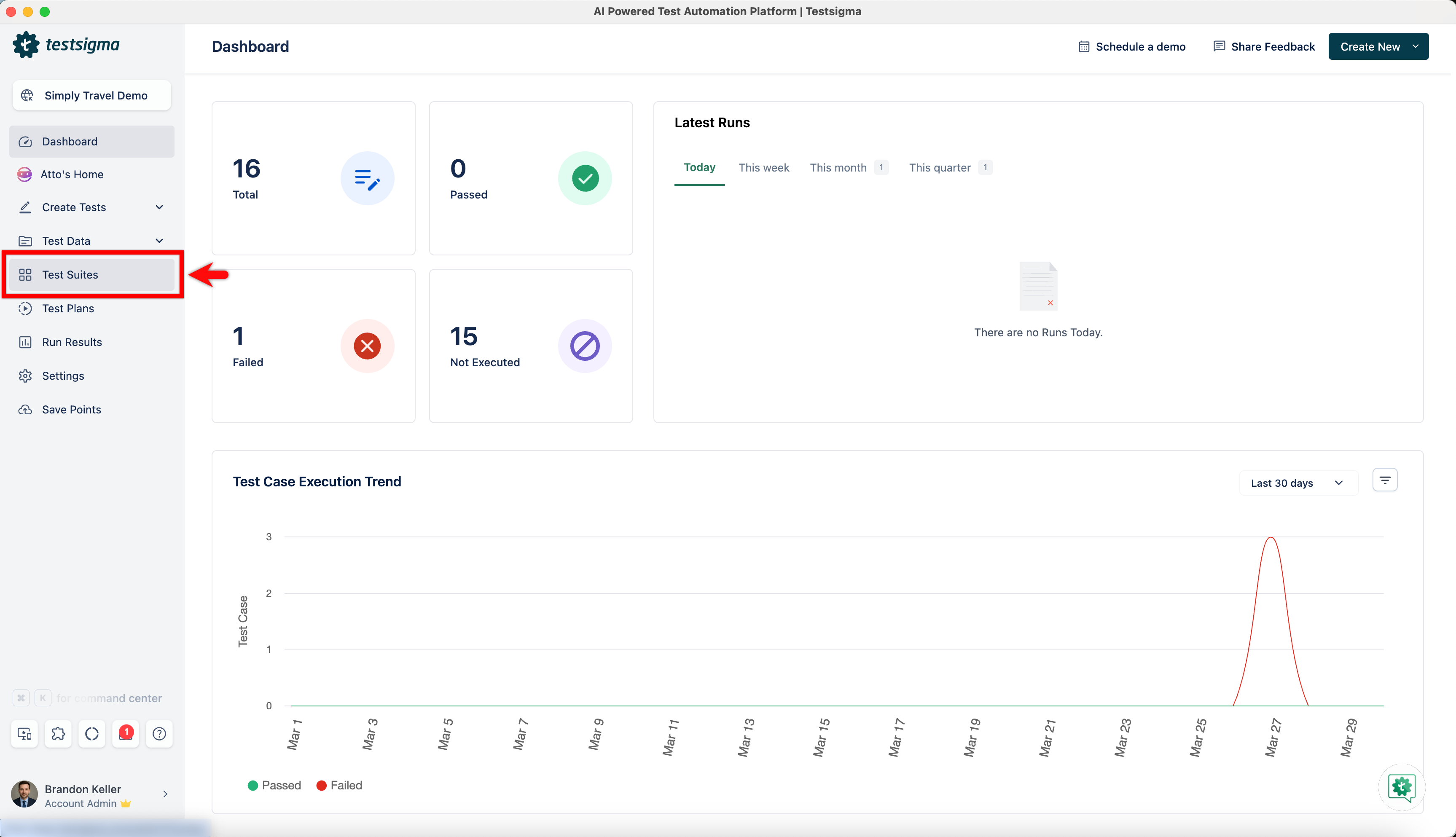 Create Dynamic Test Suite 1