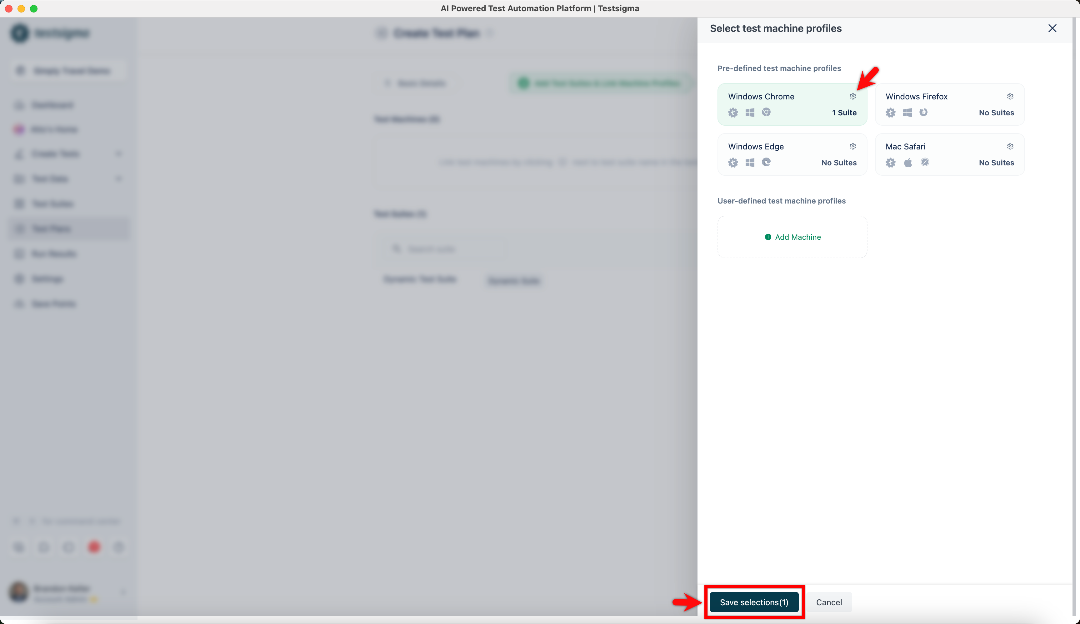 Test Suite to test plan 8